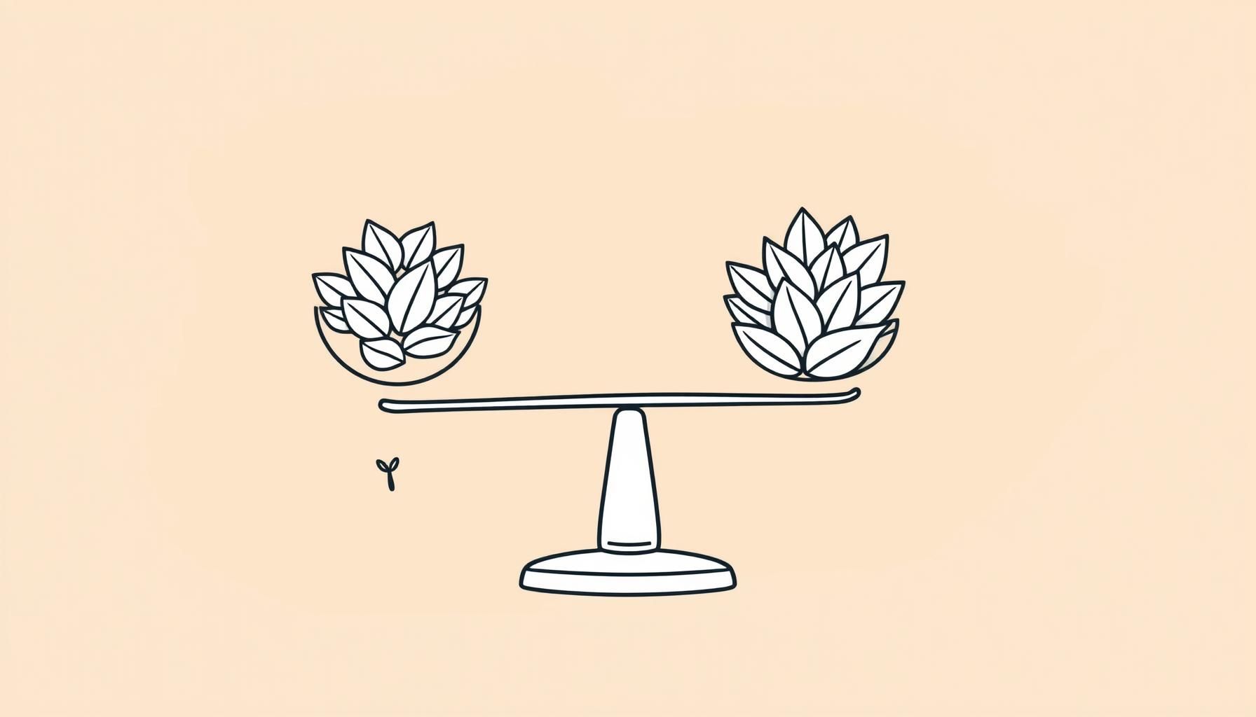 representação visual de abundância e desigualdade