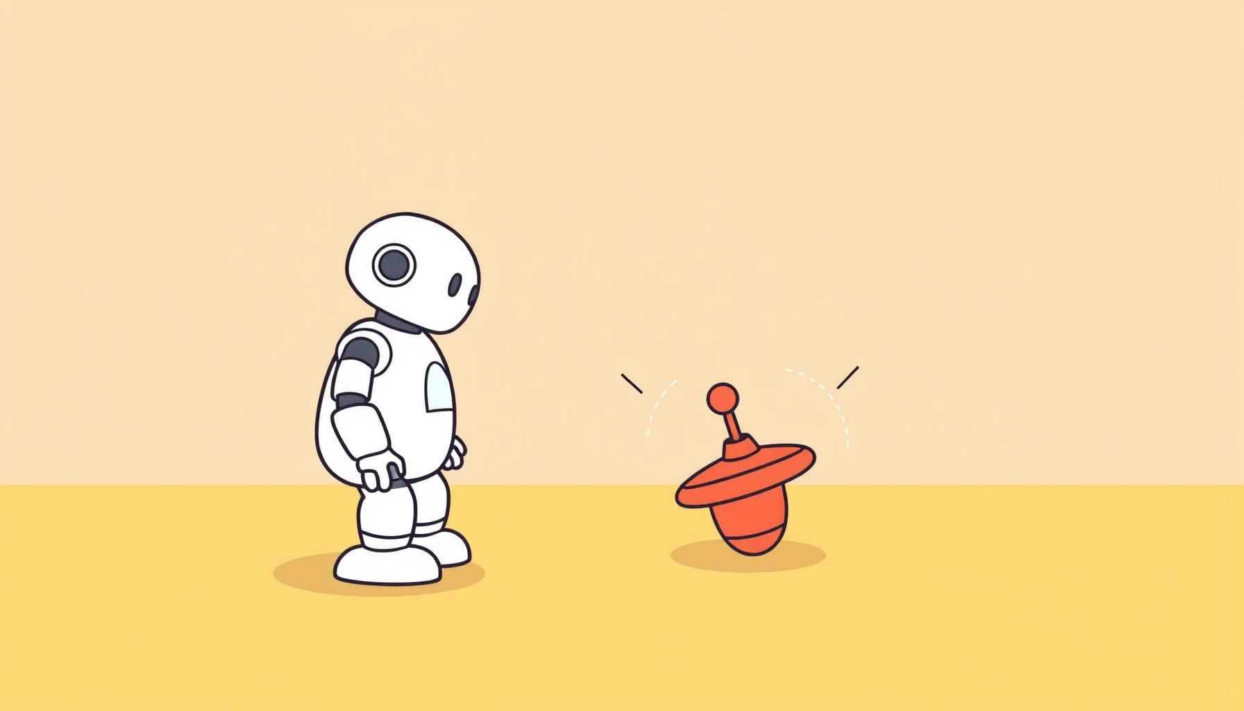 trẻ em chơi ngoài công viên cùng robot quan sát