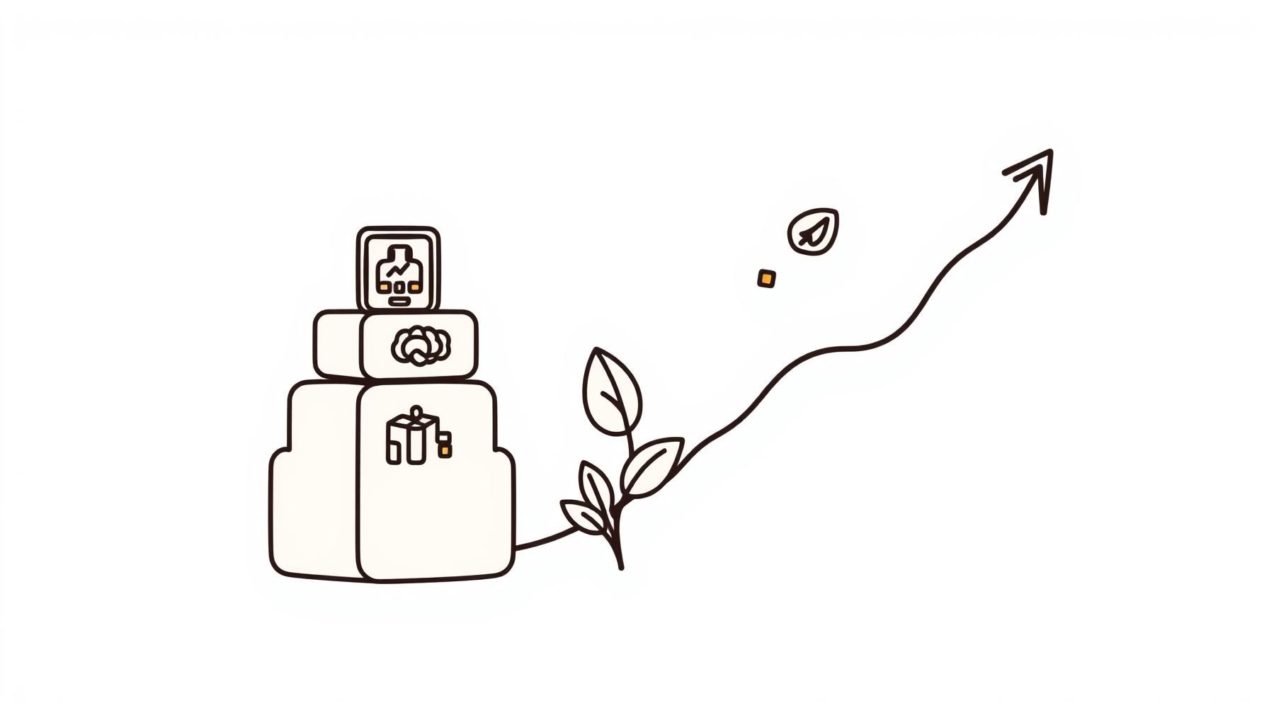 教育市場の成長を示すグラフイメージ