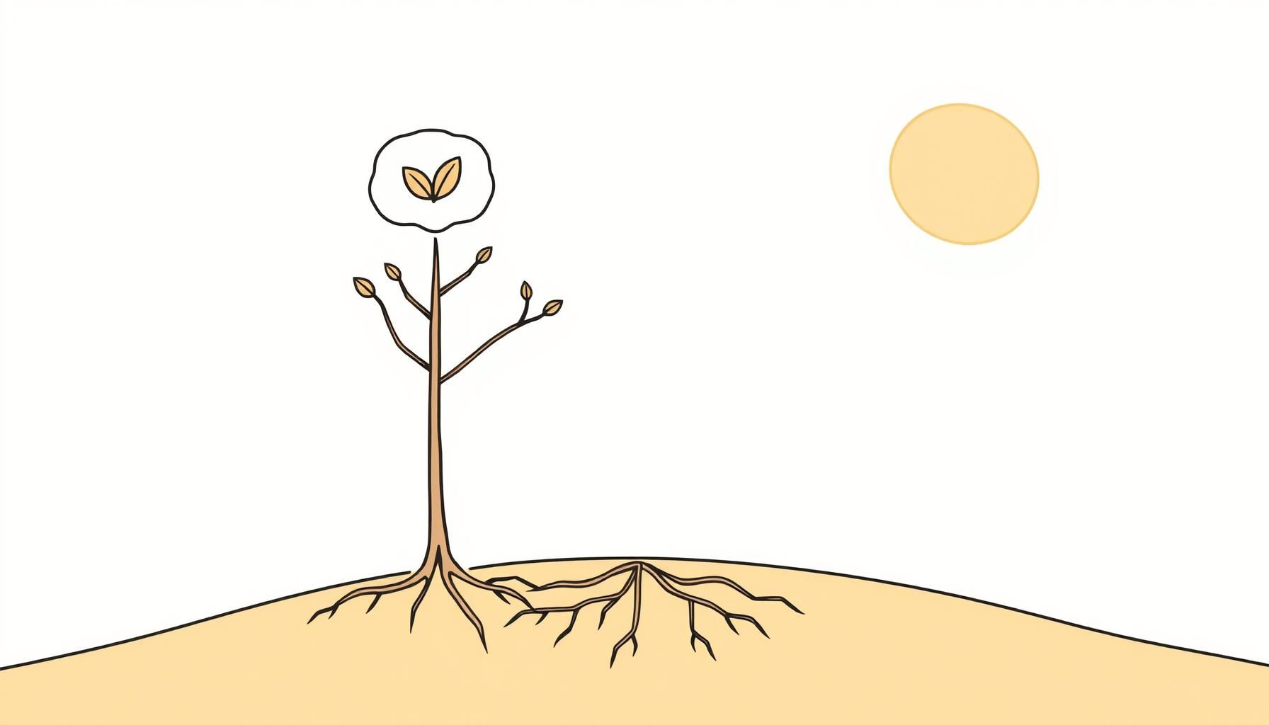 enfant observant ciel dégagé plein d'espoir