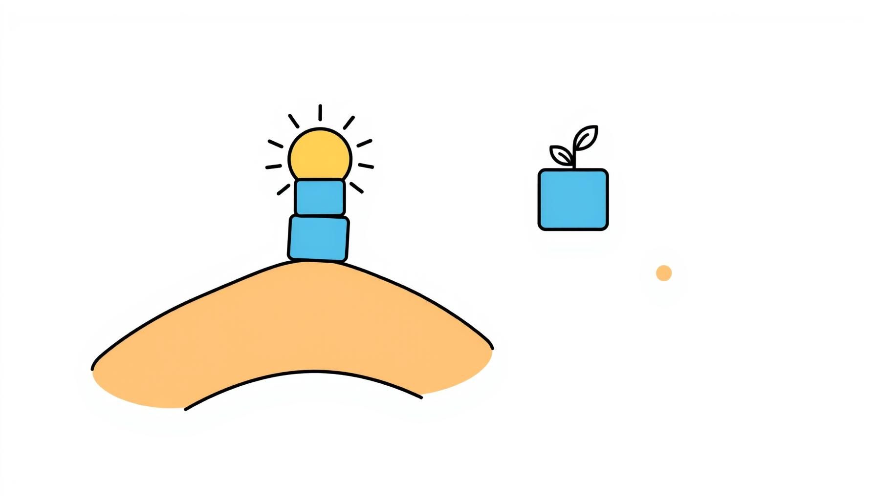 enfant jouant avec des blocs de codage