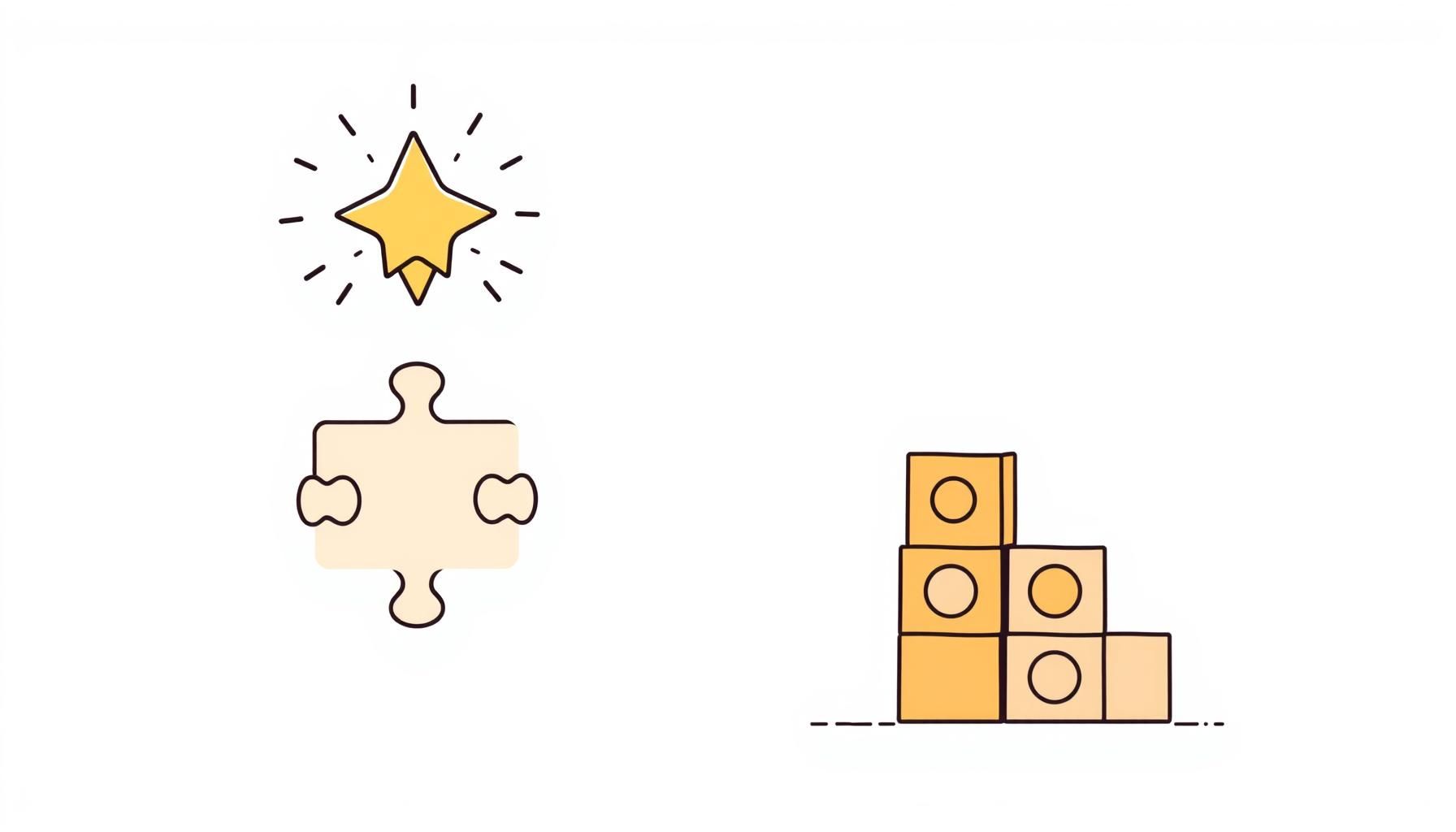 anak kecil bermain puzzle di rumah