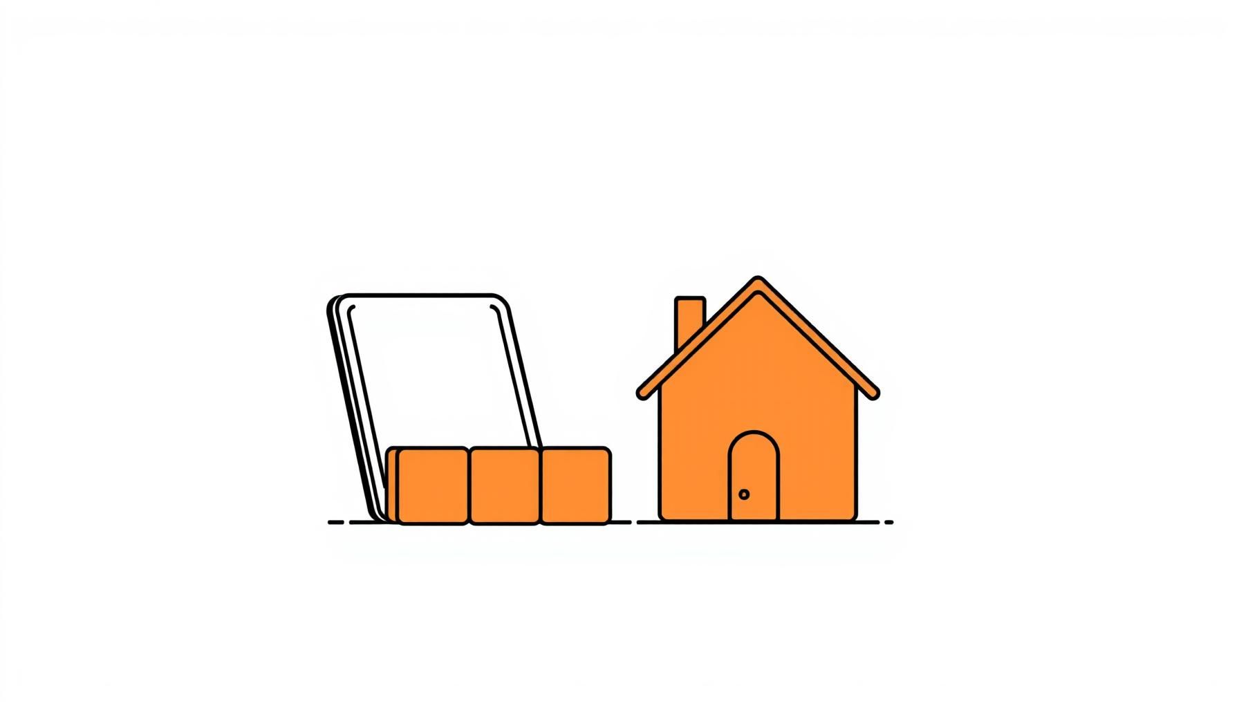 Enfant jouant avec blocs de construction colorés