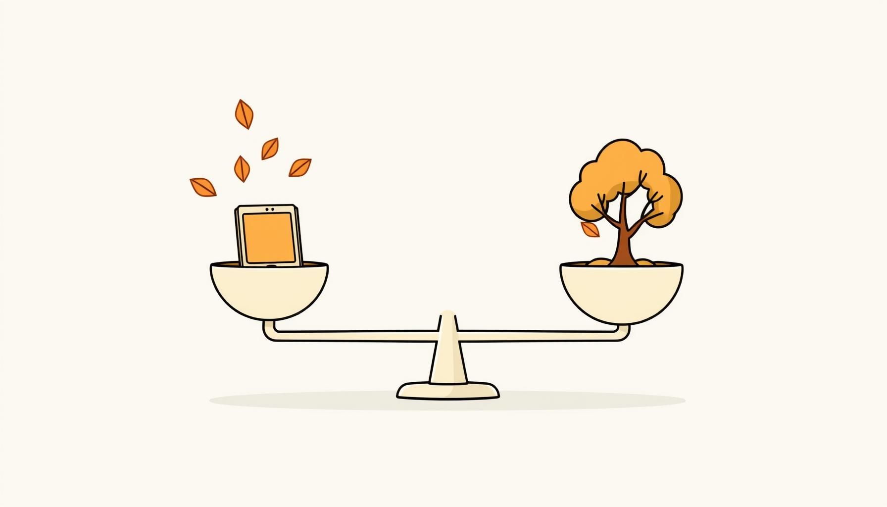 enfant jouant dehors puis utilisant un écran éducatif