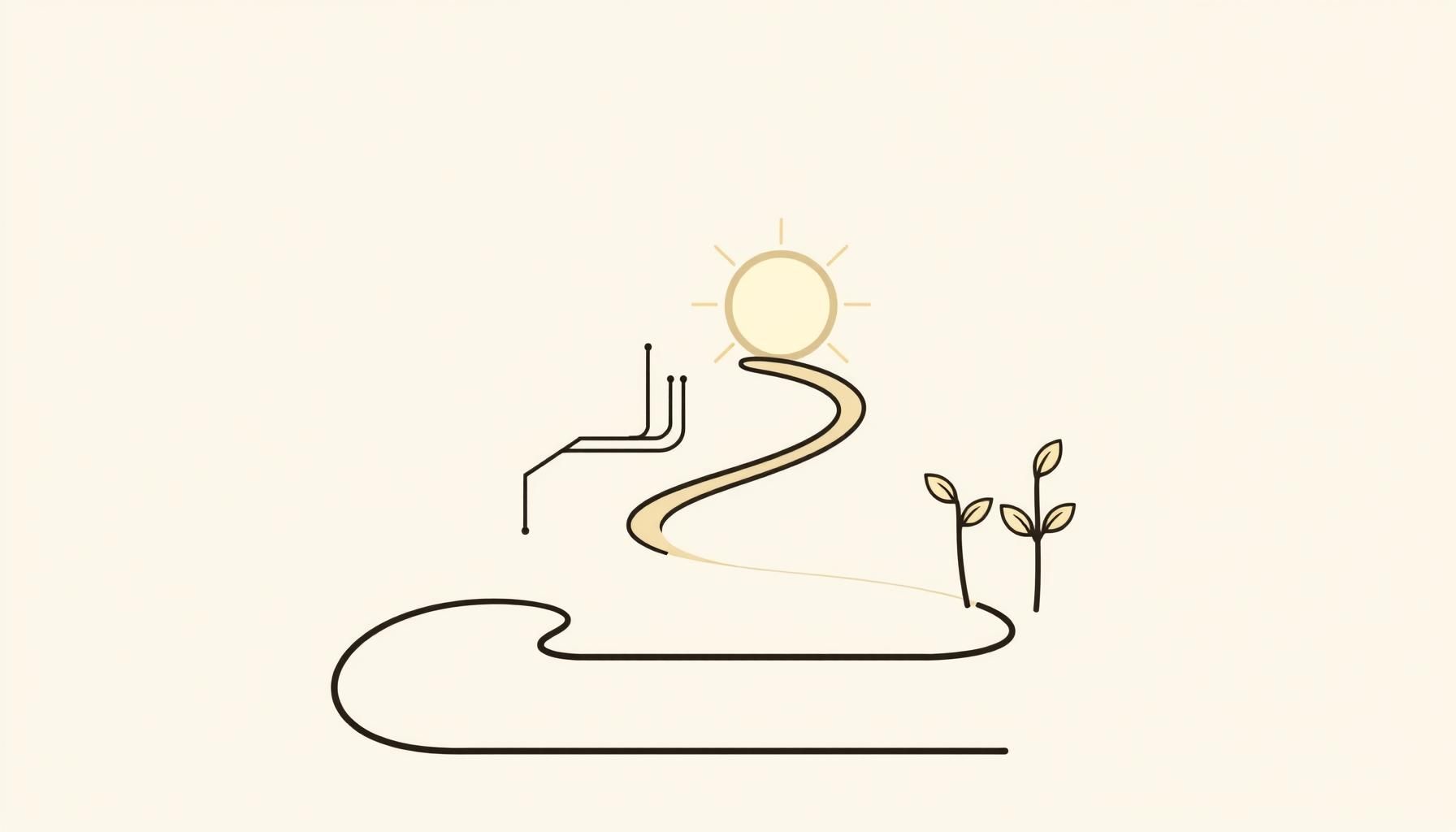 عائلة تسير معًا في أجواء مشمسة