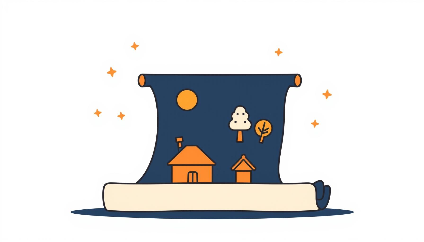 Criança planejando projetos futuros