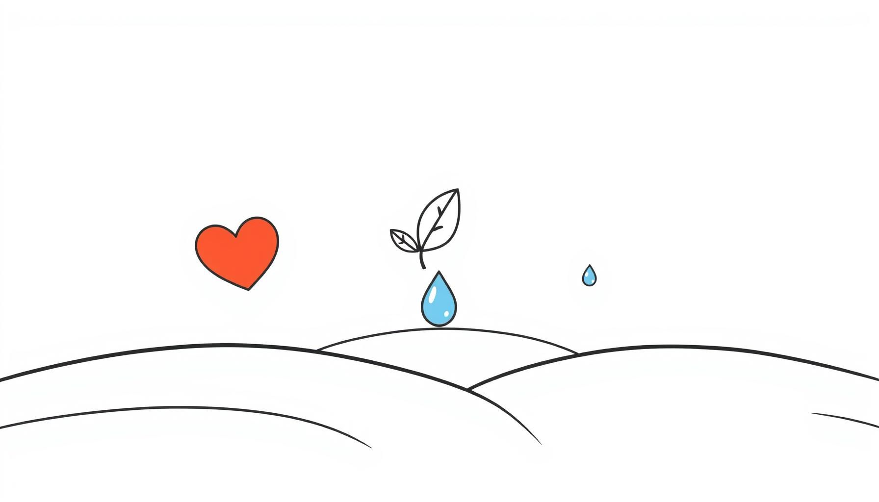 طفل يرسم بيده