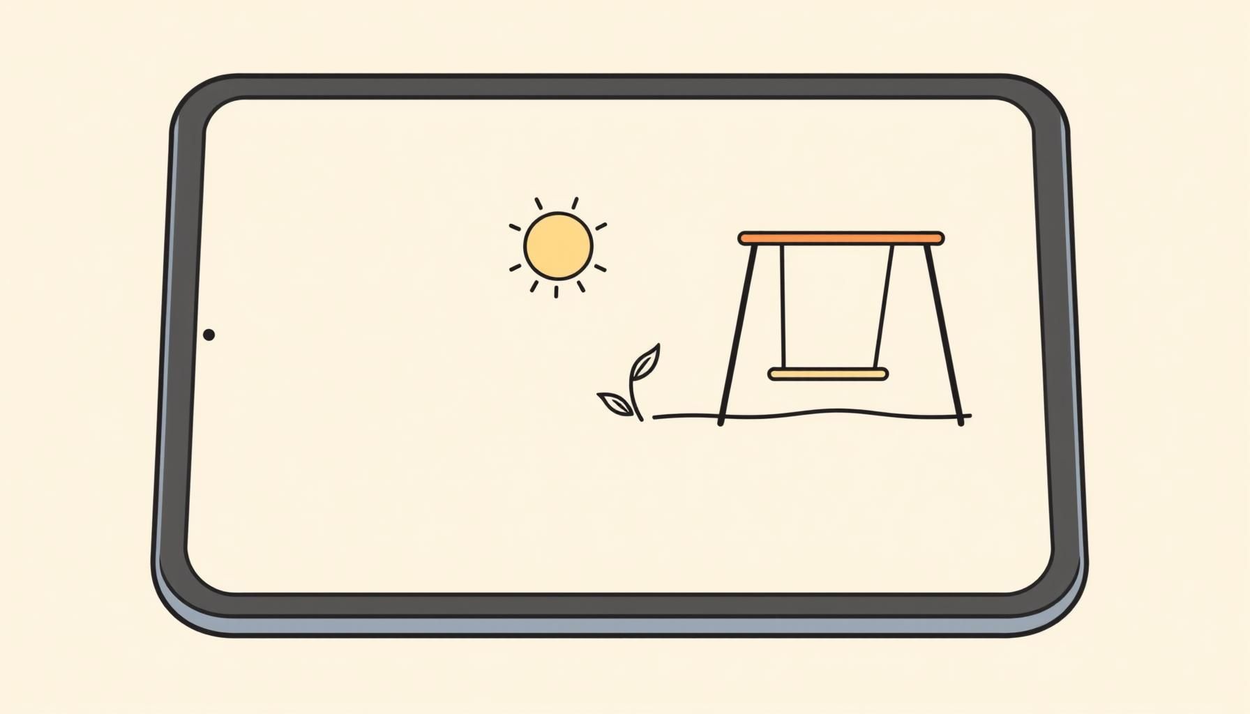 Familia celebrando un pacto con tesoros reales frente a dispositivos