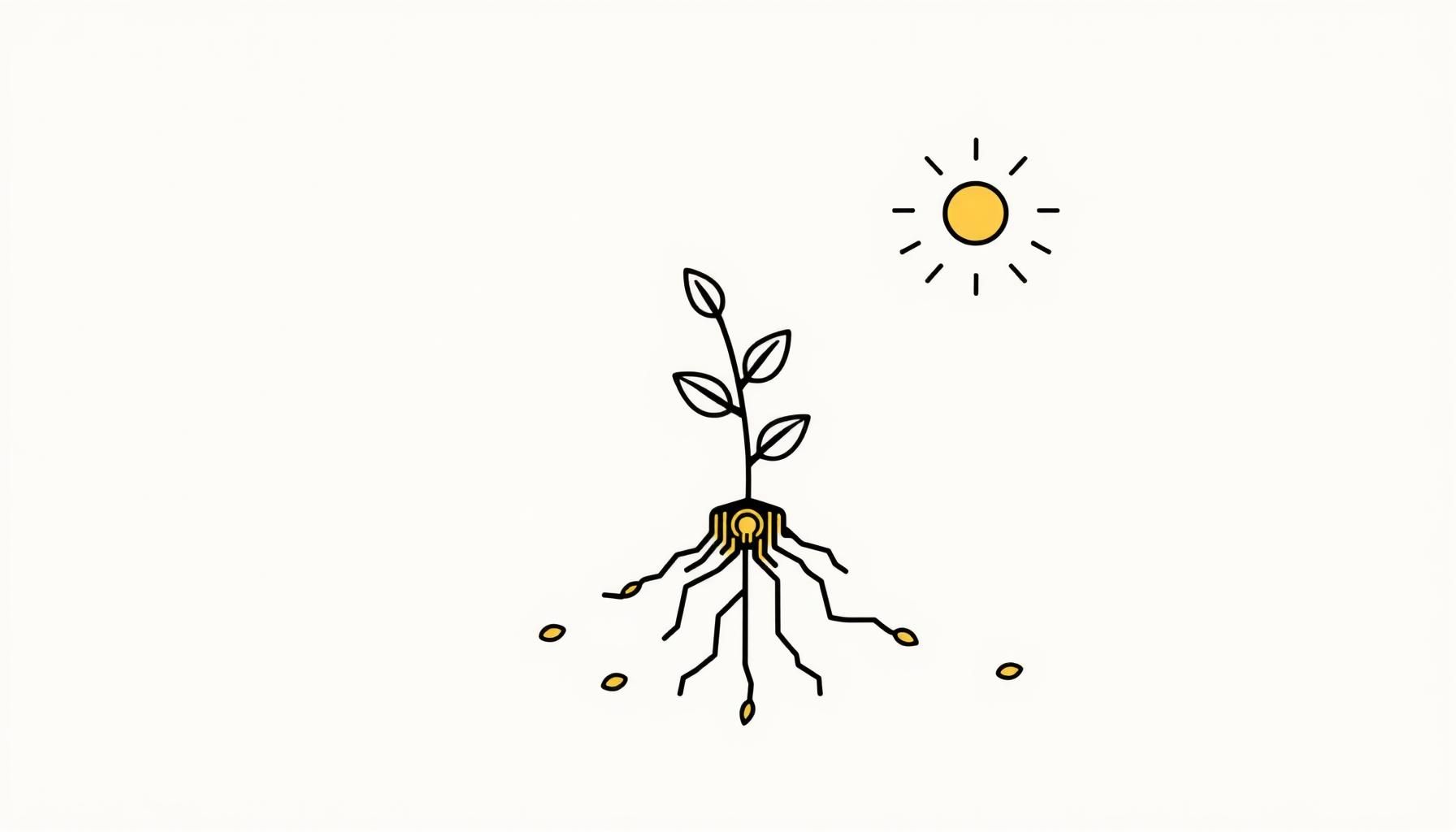 親子が未来へ歩むイメージ