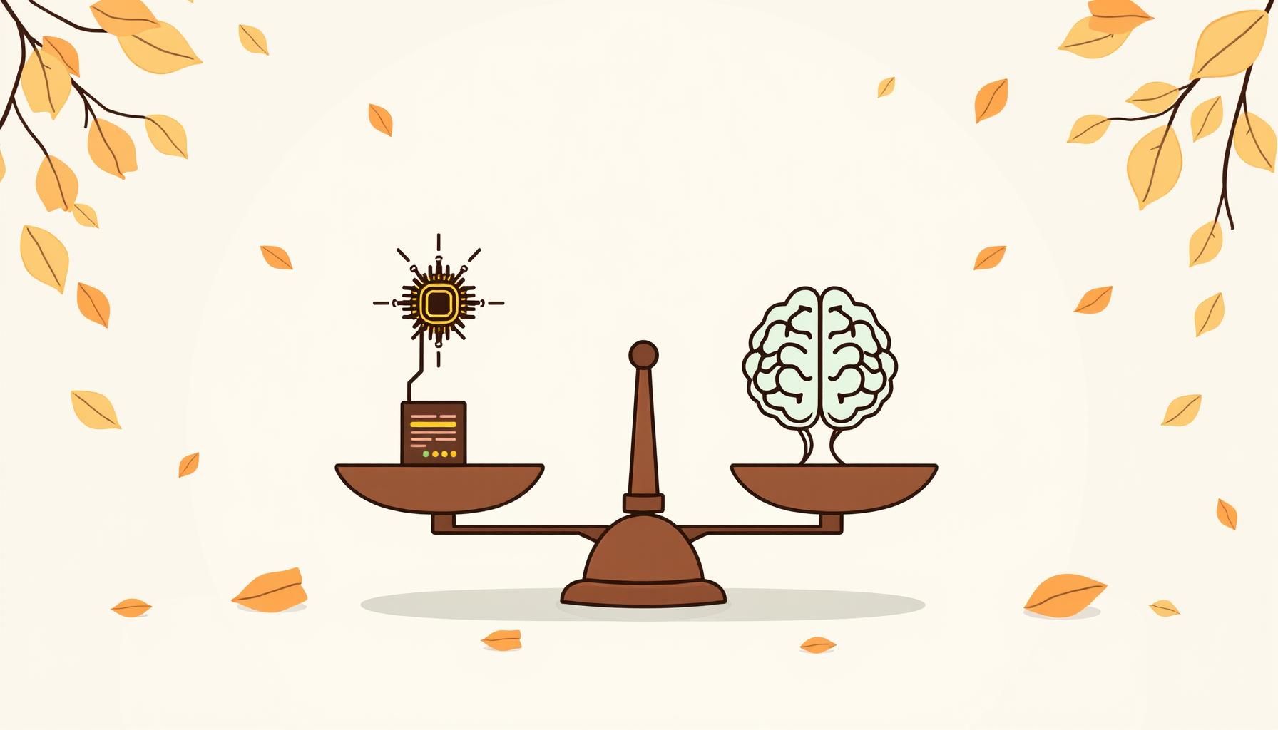 青空の下で未来を考える親子