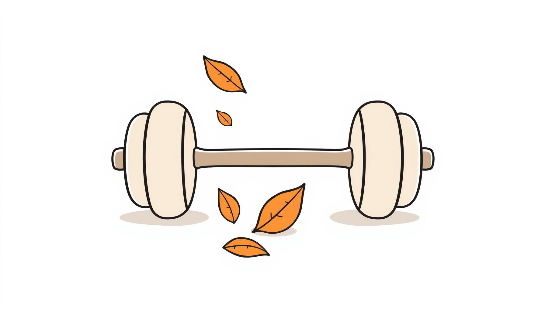 健身房里象征AI训练的练习场景