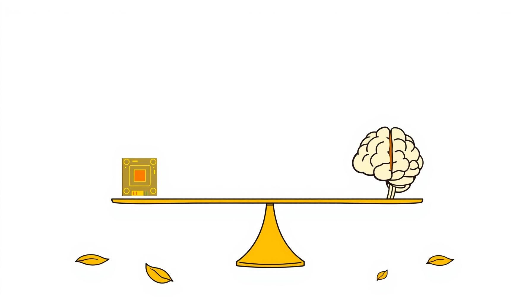 孩子未来与AI共舞的象征画面