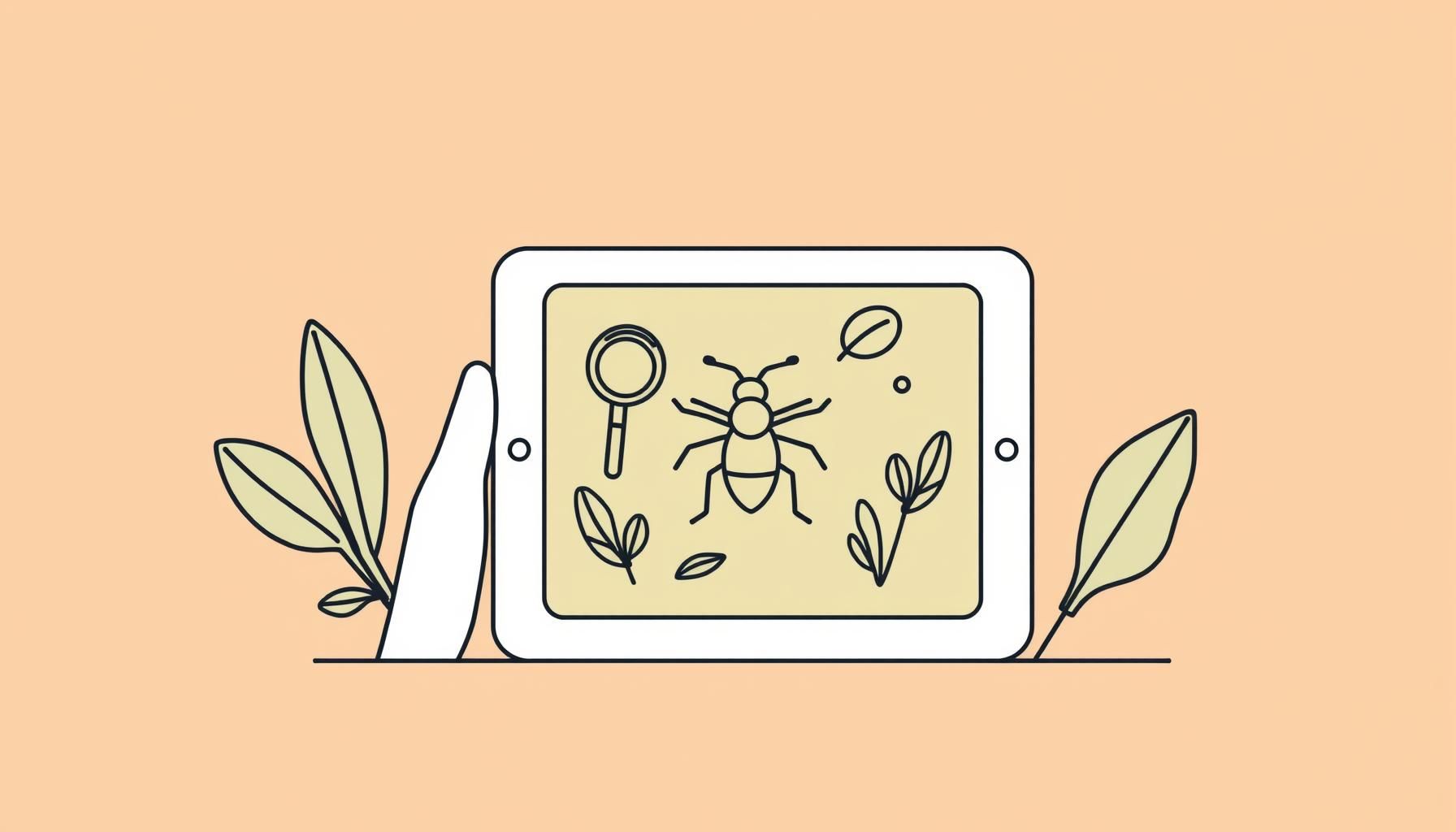 ilustrasi keluarga menikmati waktu bersama di luar ruangan