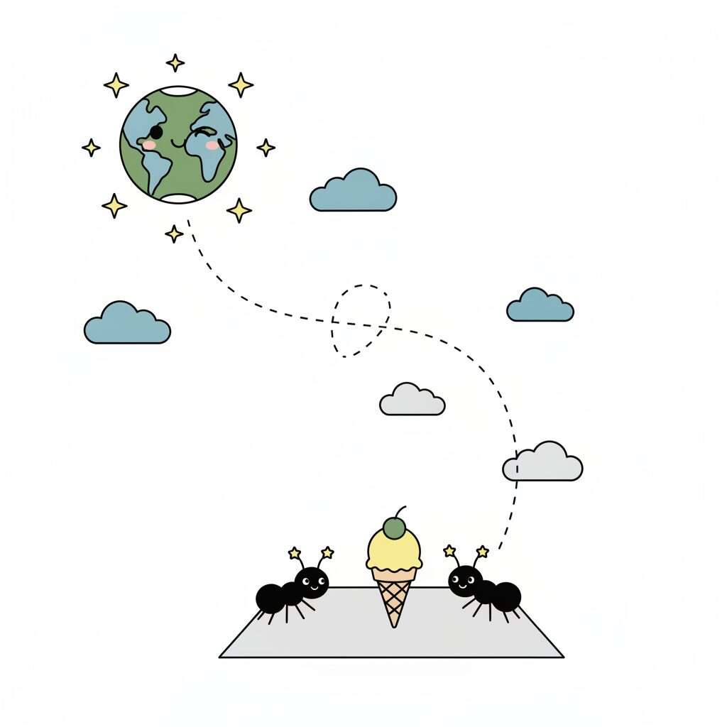 صورة توضيحية لتحويل الصور العائلية إلى مغامرات كونية