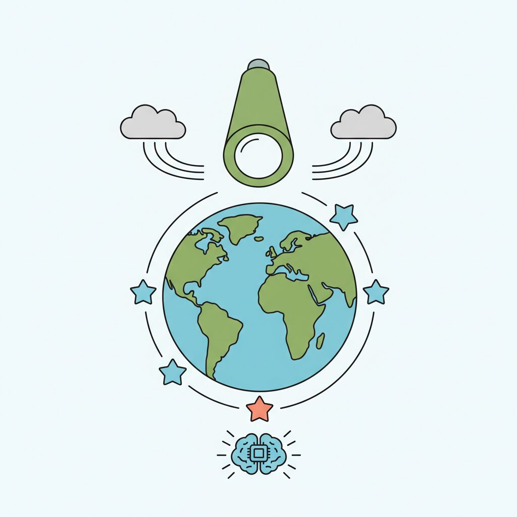 مغامرة تقريب الأرض بالذكاء الاصطناعي من الفضاء إلى النزهة