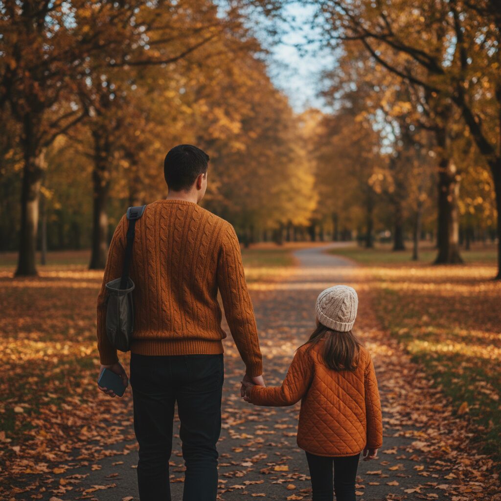 Pai e filha rindo enquanto usam tablet juntos