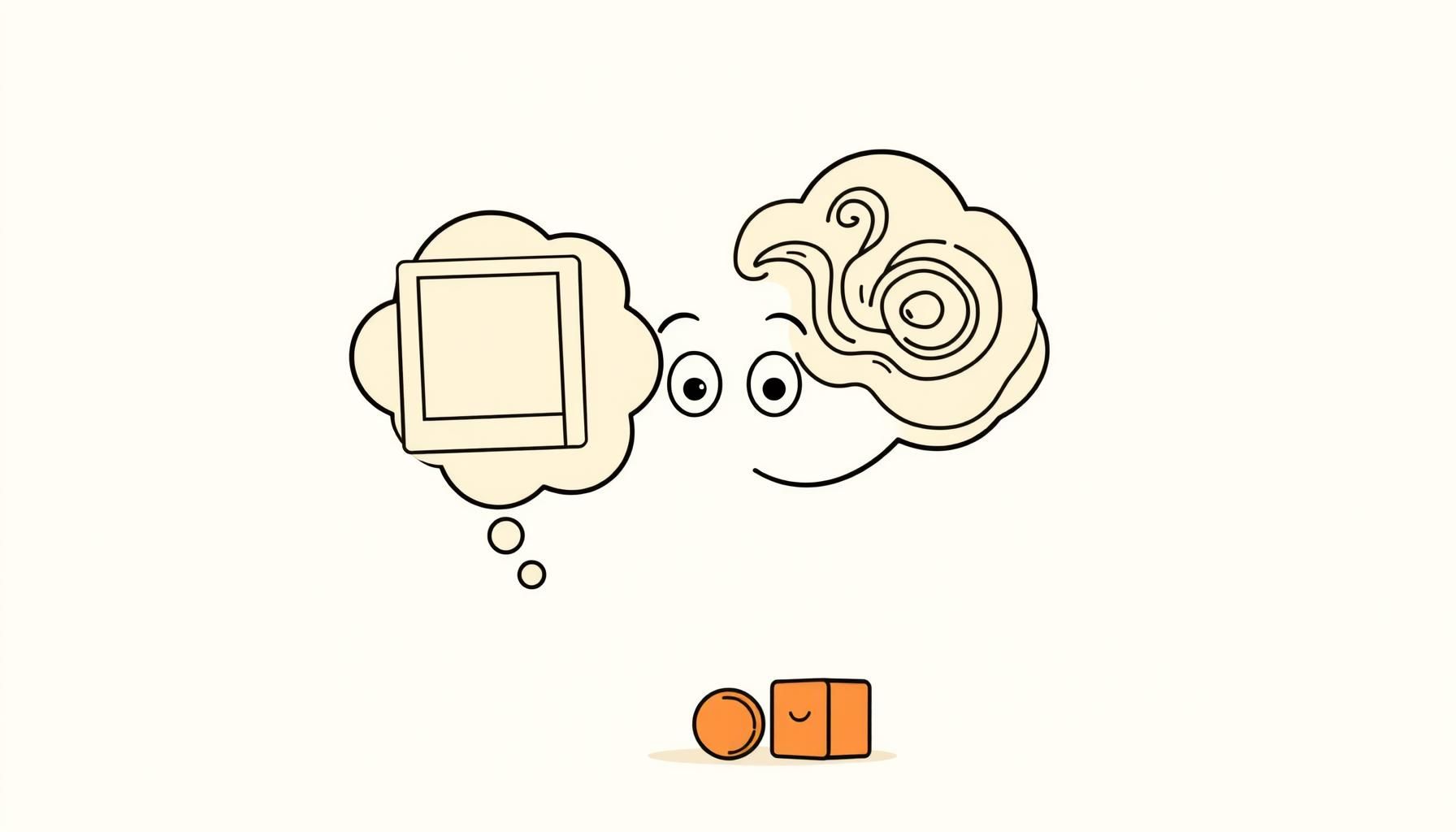 criança olhando fotos digitais com curiosidade