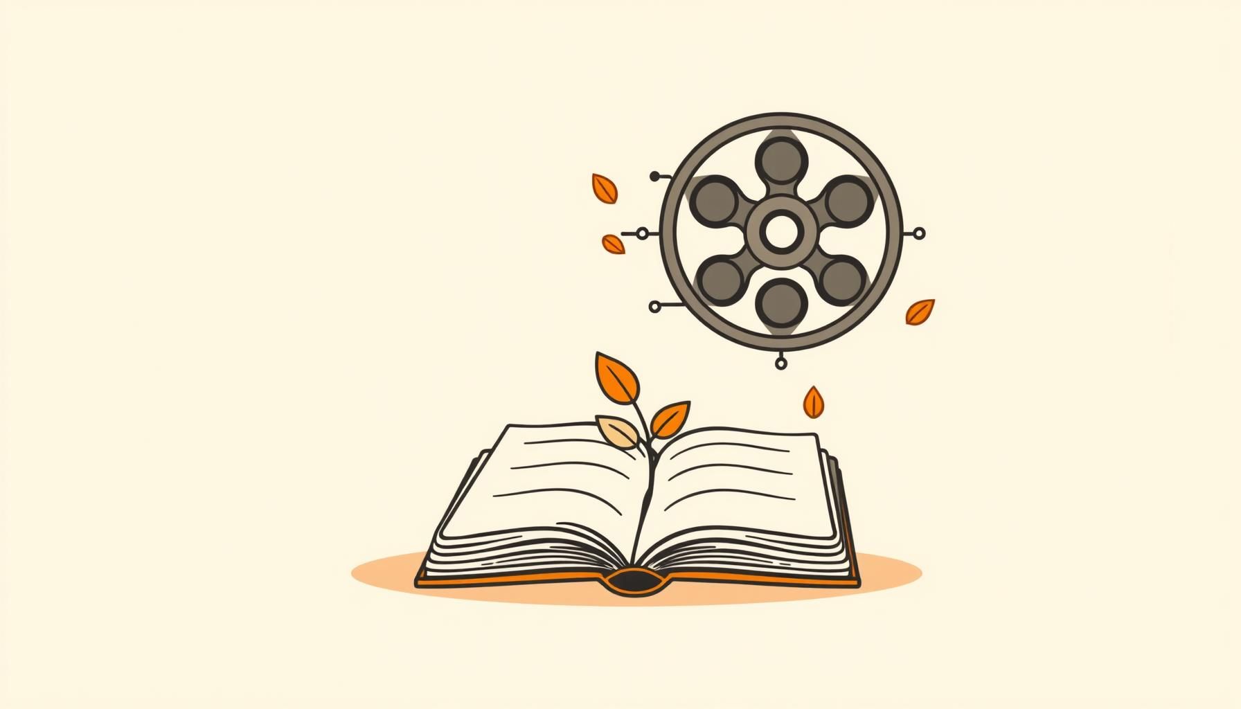 طالب في مدرسة سينما يستخدم جهاز لوحية مع عرض ذكاء اصطناعي