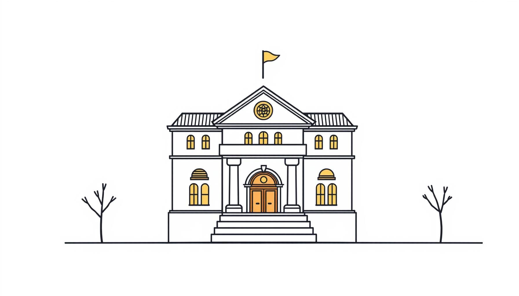 Alunos de cinema em uma sala de aula moderna, utilizando tablets e objetos criativos ao lado de ferramentas digitais, com professor guiando a discussão