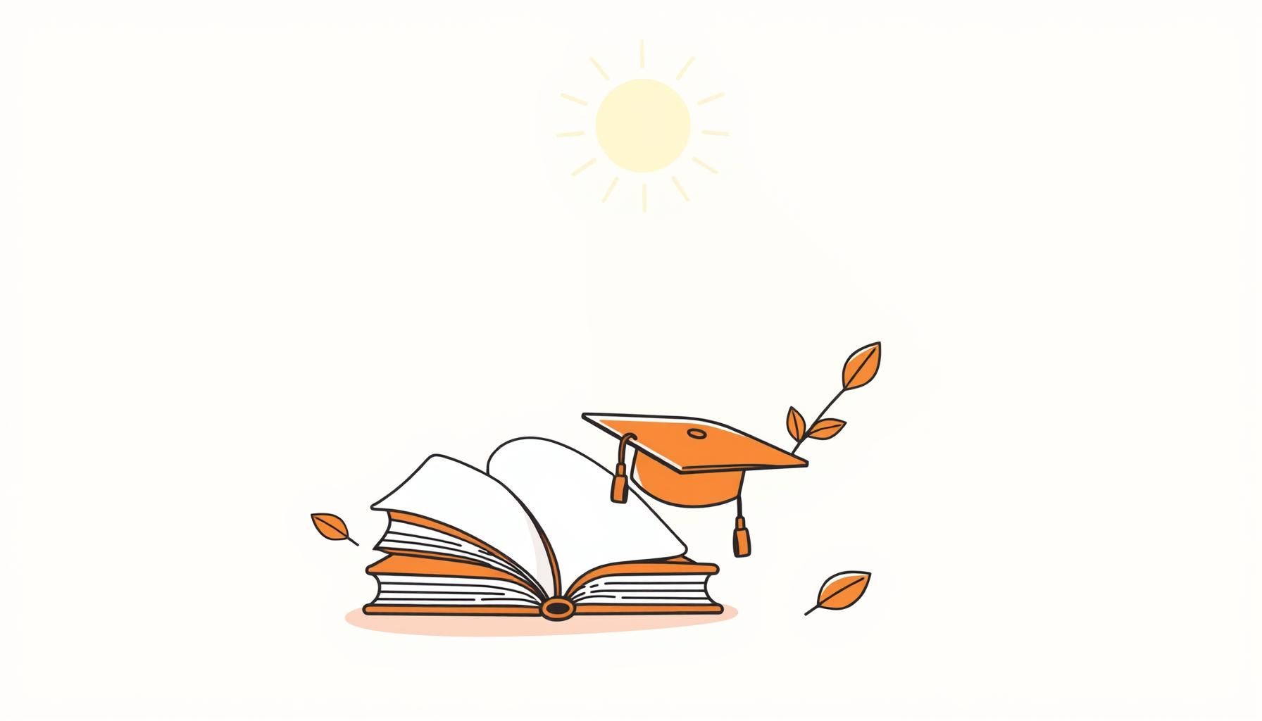 教室の未来を象徴する光が差し込む風景