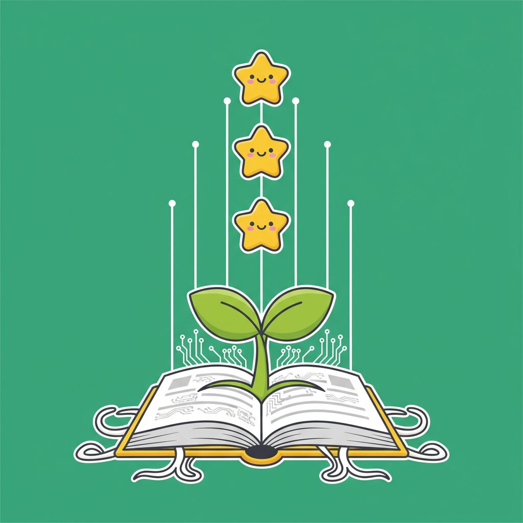 子供と未来テクノロジーのイメージ