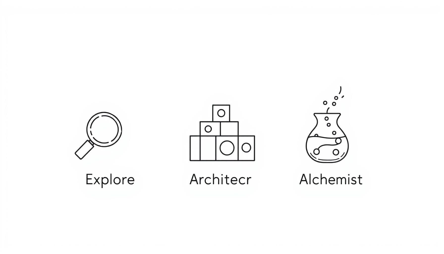 Famille construisant des circuits avec des matériaux naturels