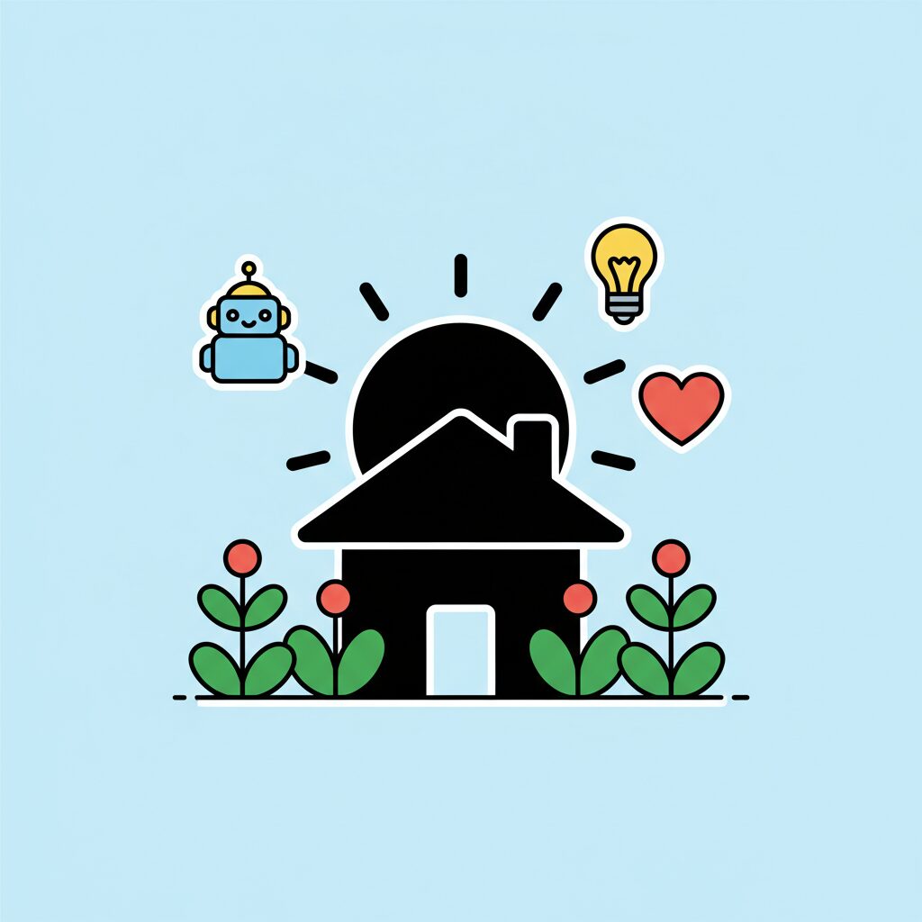 科技与家庭互动的优雅融合