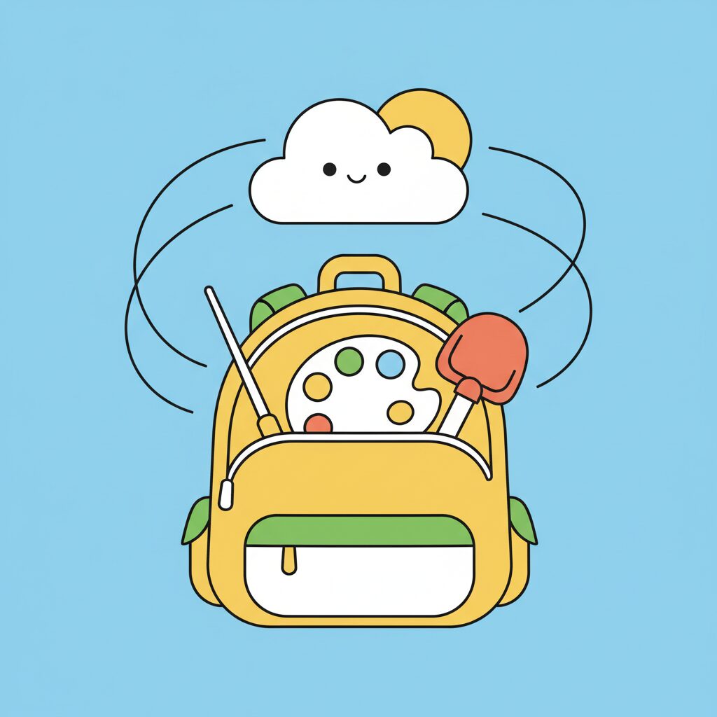 子供が創造的な遊びを通じてチームワークを学ぶ様子