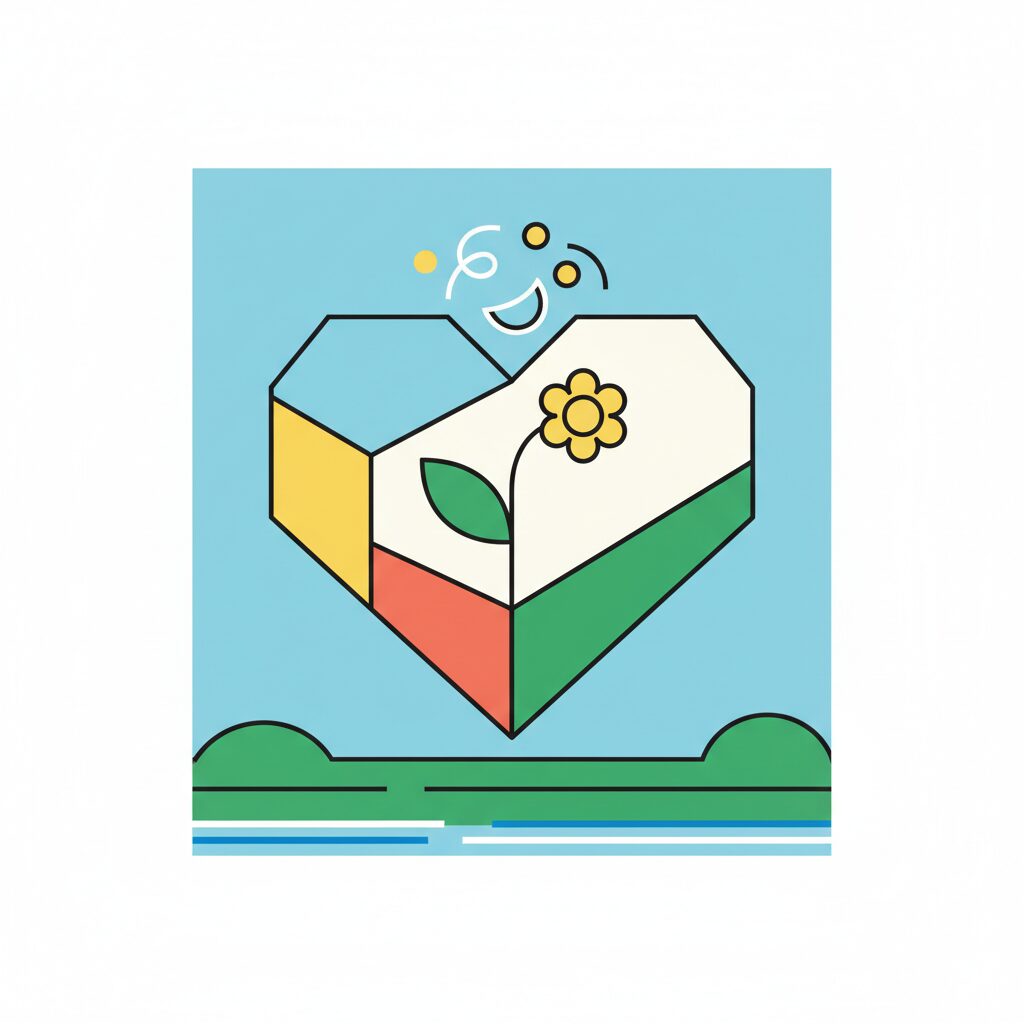 parents et enfants souriant dehors