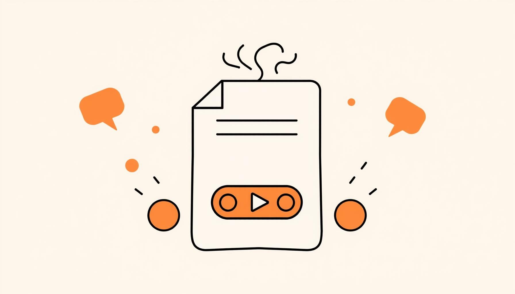 Dokumen digital dengan tombol audio hijau yang baru ditambahkan