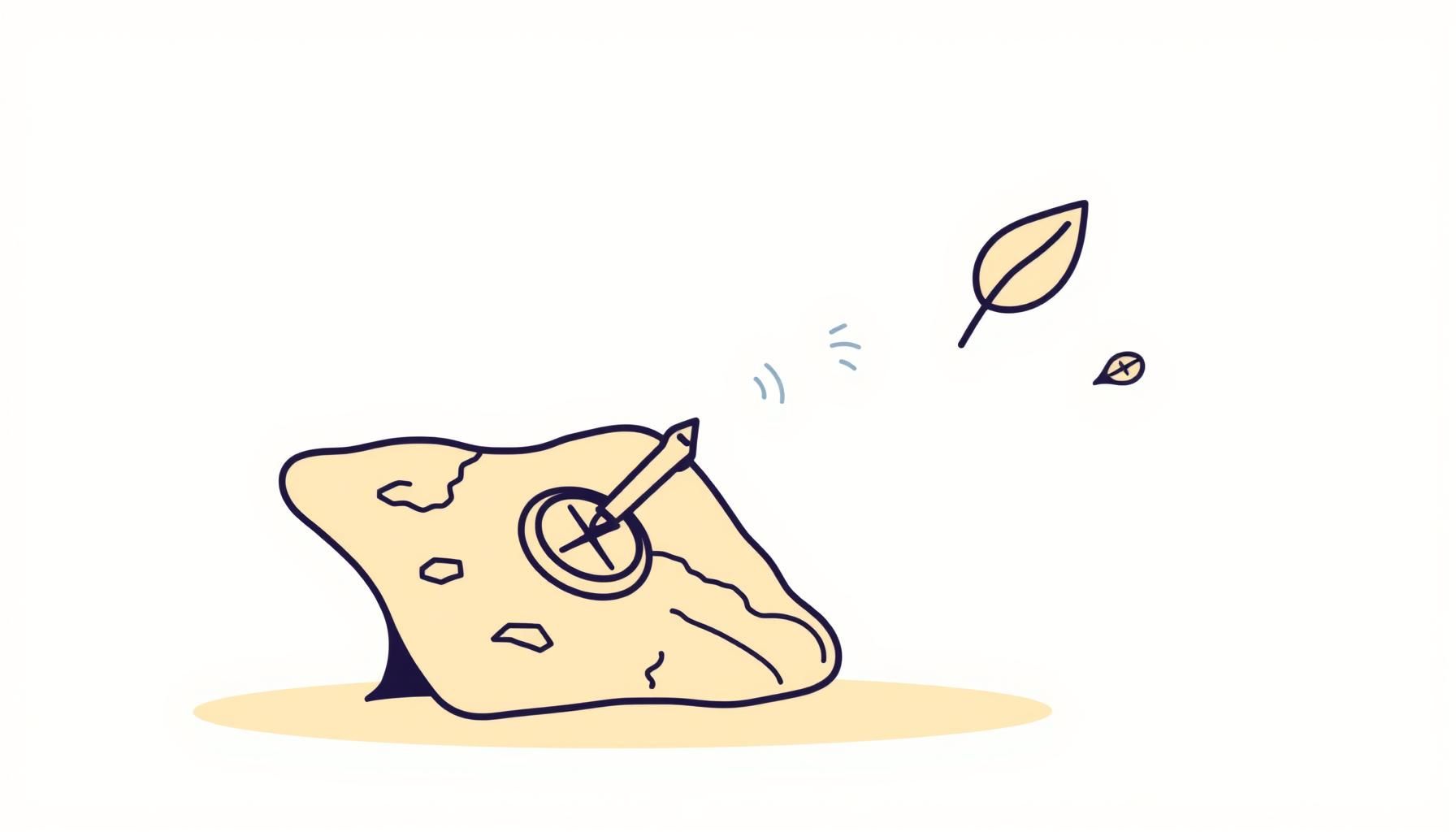 Mapa digital mostrando caminho educacional