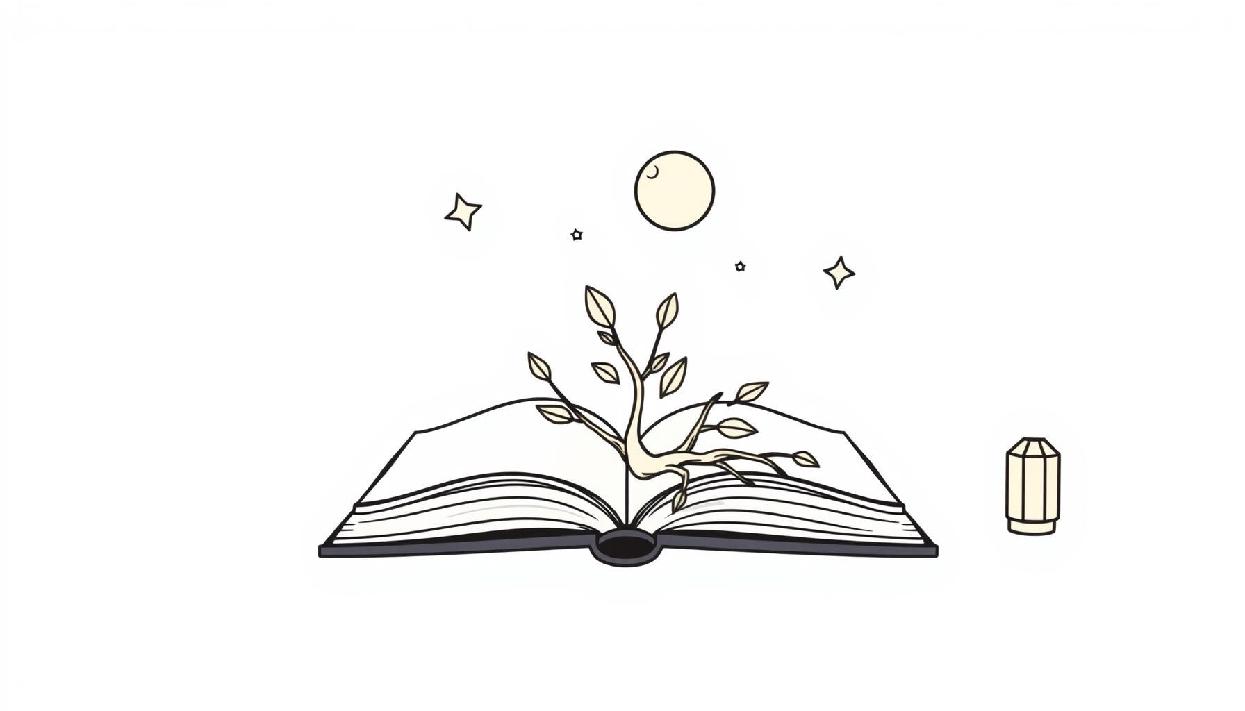 Anak memindai QR code di buku cerita interaktif