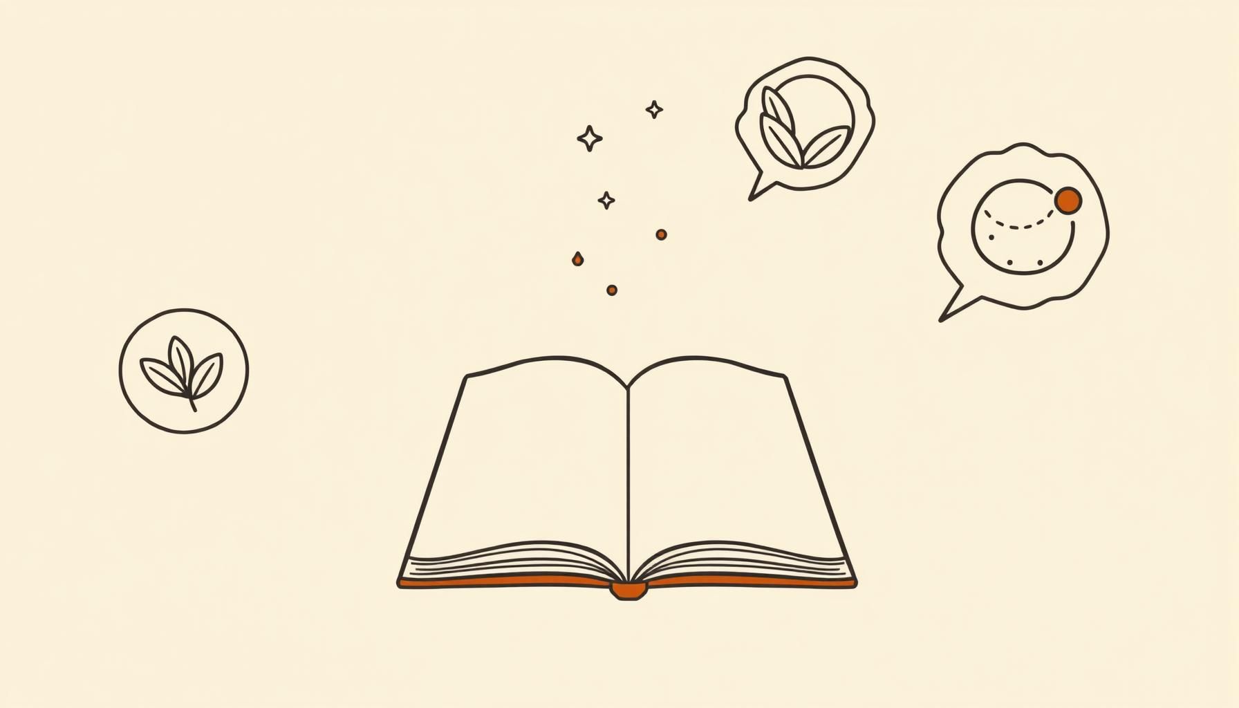 niña usando cuaderno digital con colores cálidos