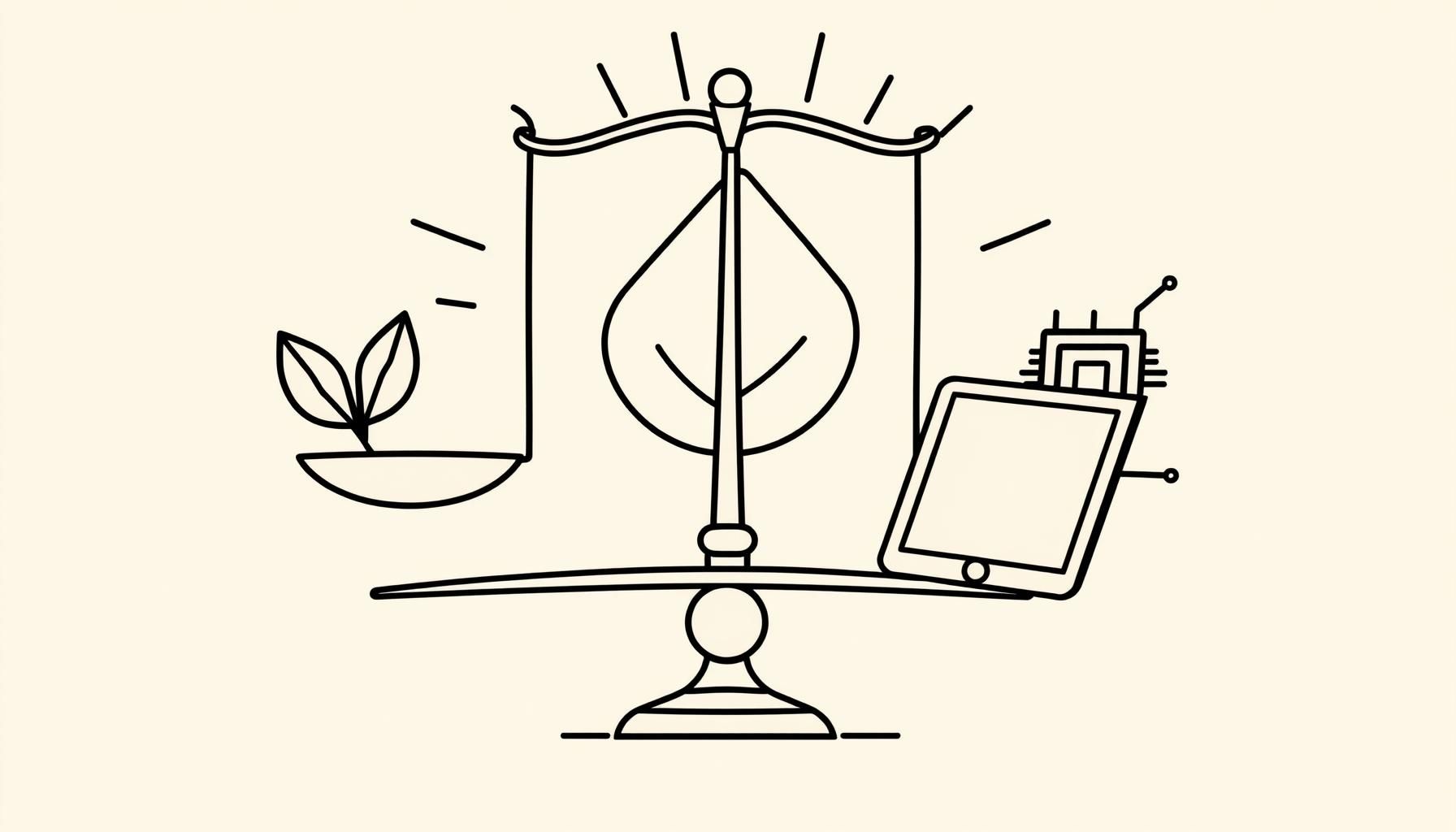 طفل يمسك بجهاز لوحي وكتاب في يده الأخرى