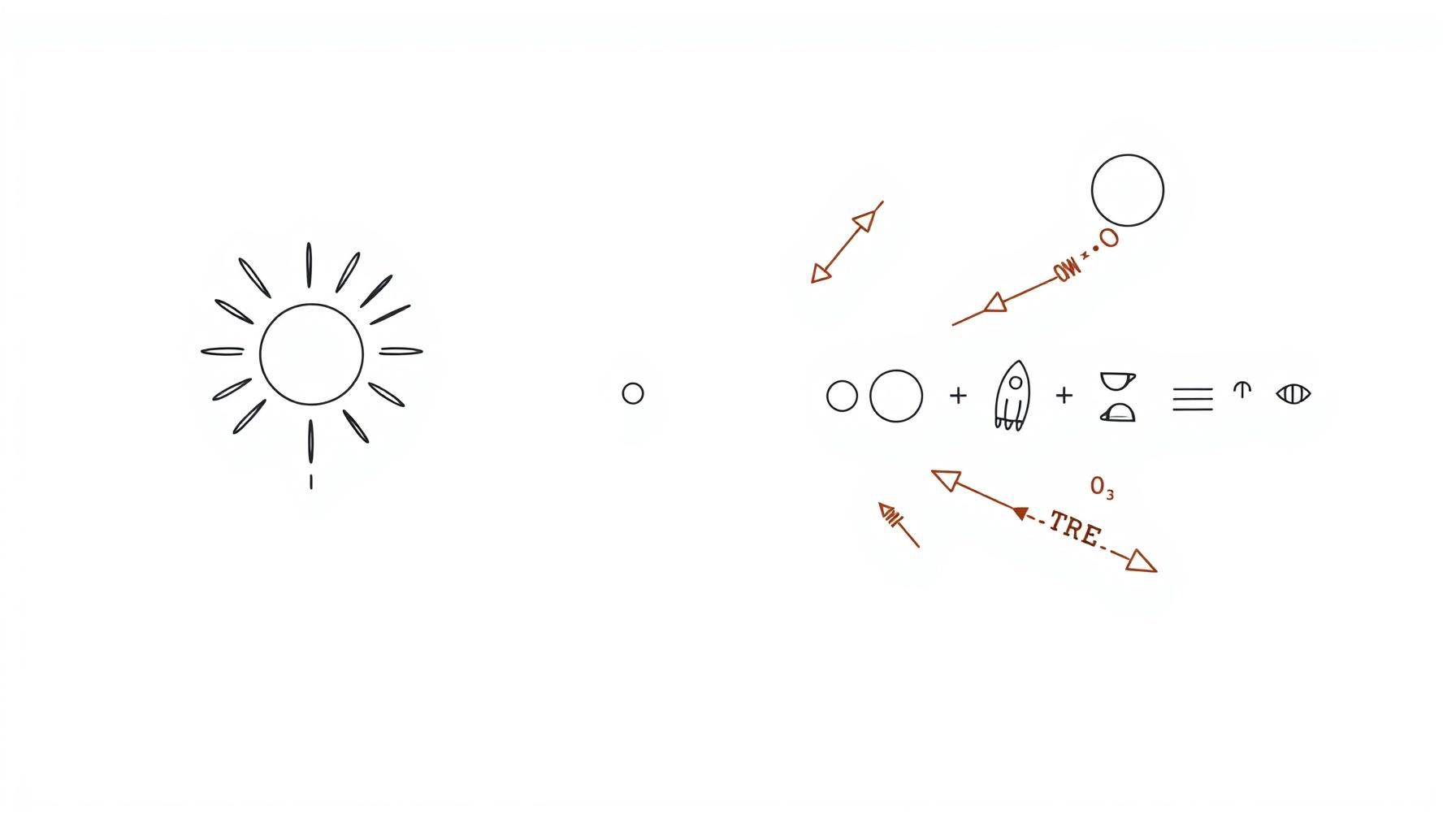 criança explorando quadro branco infinito com desenhos coloridos