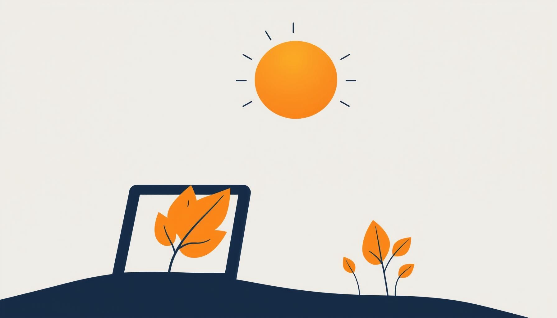 enfant jouant dehors sous un ciel ensoleillé