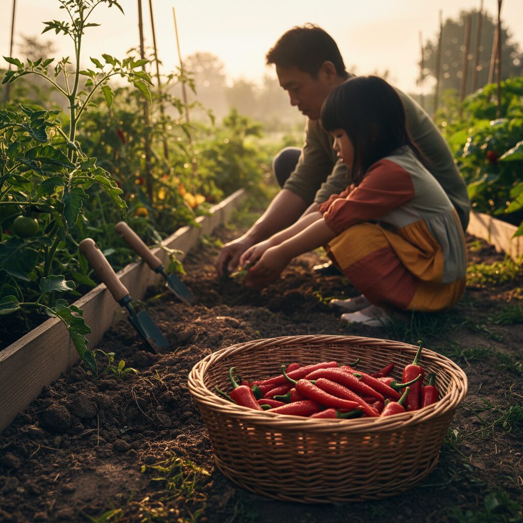 Explorando un bosque con equipamiento básico