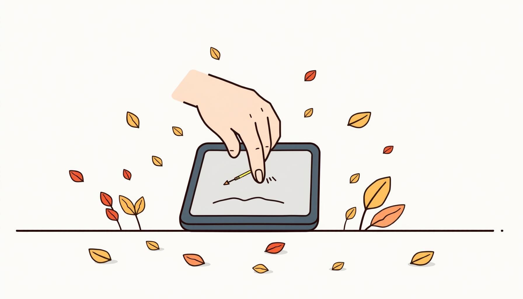 아빠와 딸이 협업해 만든 동화책을 친구들과 공유하는 장면