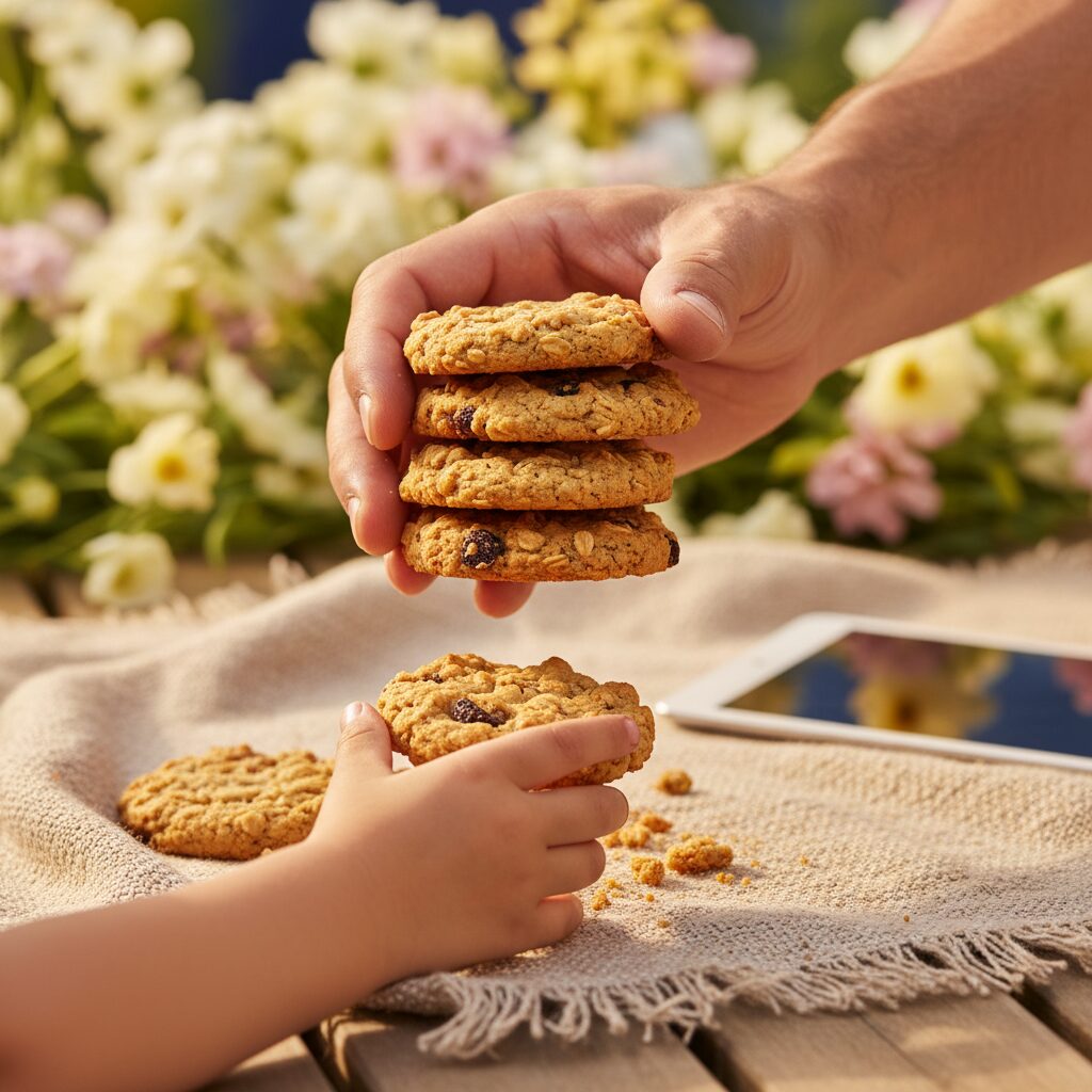 家庭共同完成拼图的温暖时刻