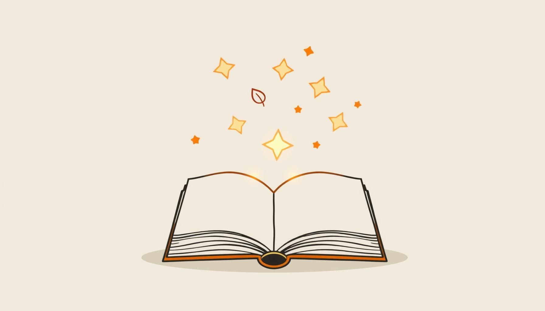 Anak tersenyum melihat ilustrasi cerita AI di tablet dengan latar taman