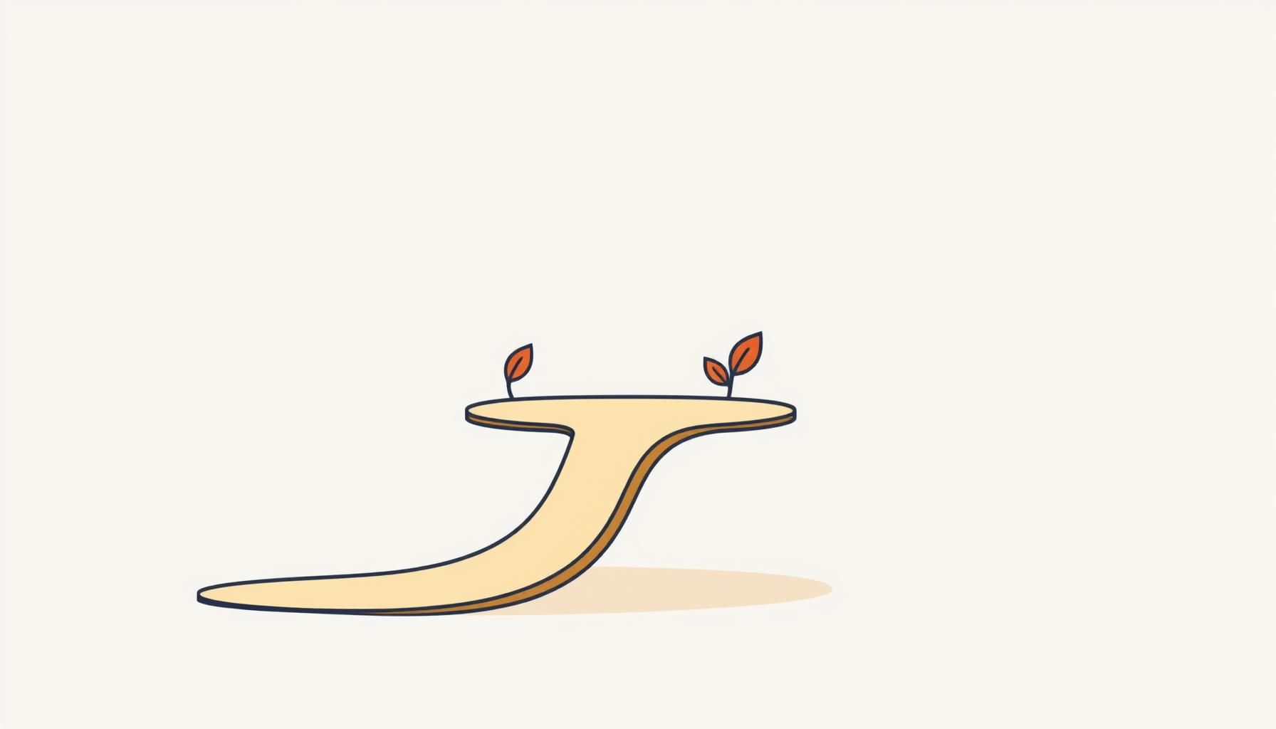 طفل يبني هرمًا من المكعبات