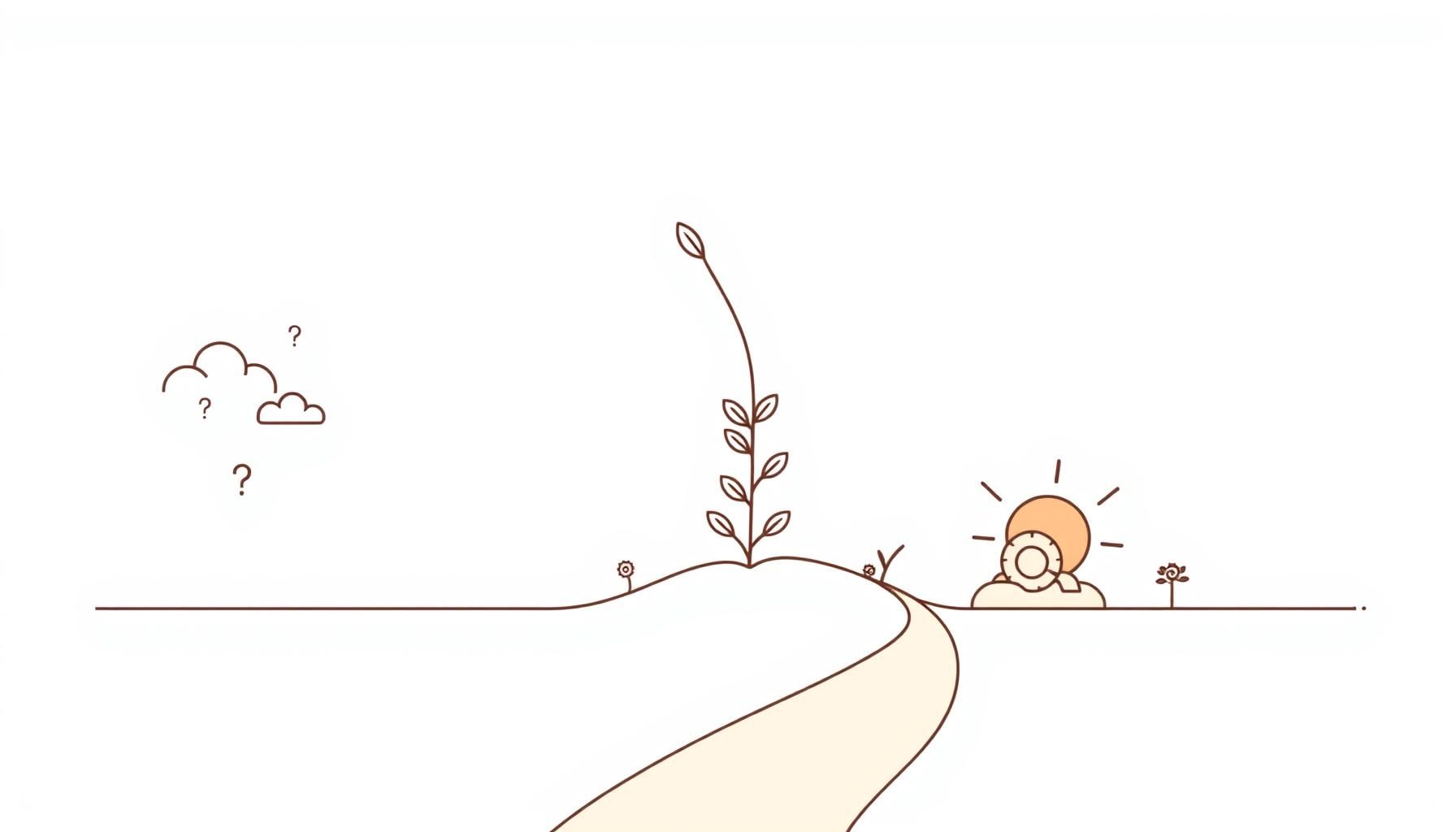 아빠와 아이가 손잡고 야외 산책하며 대화하는 모습