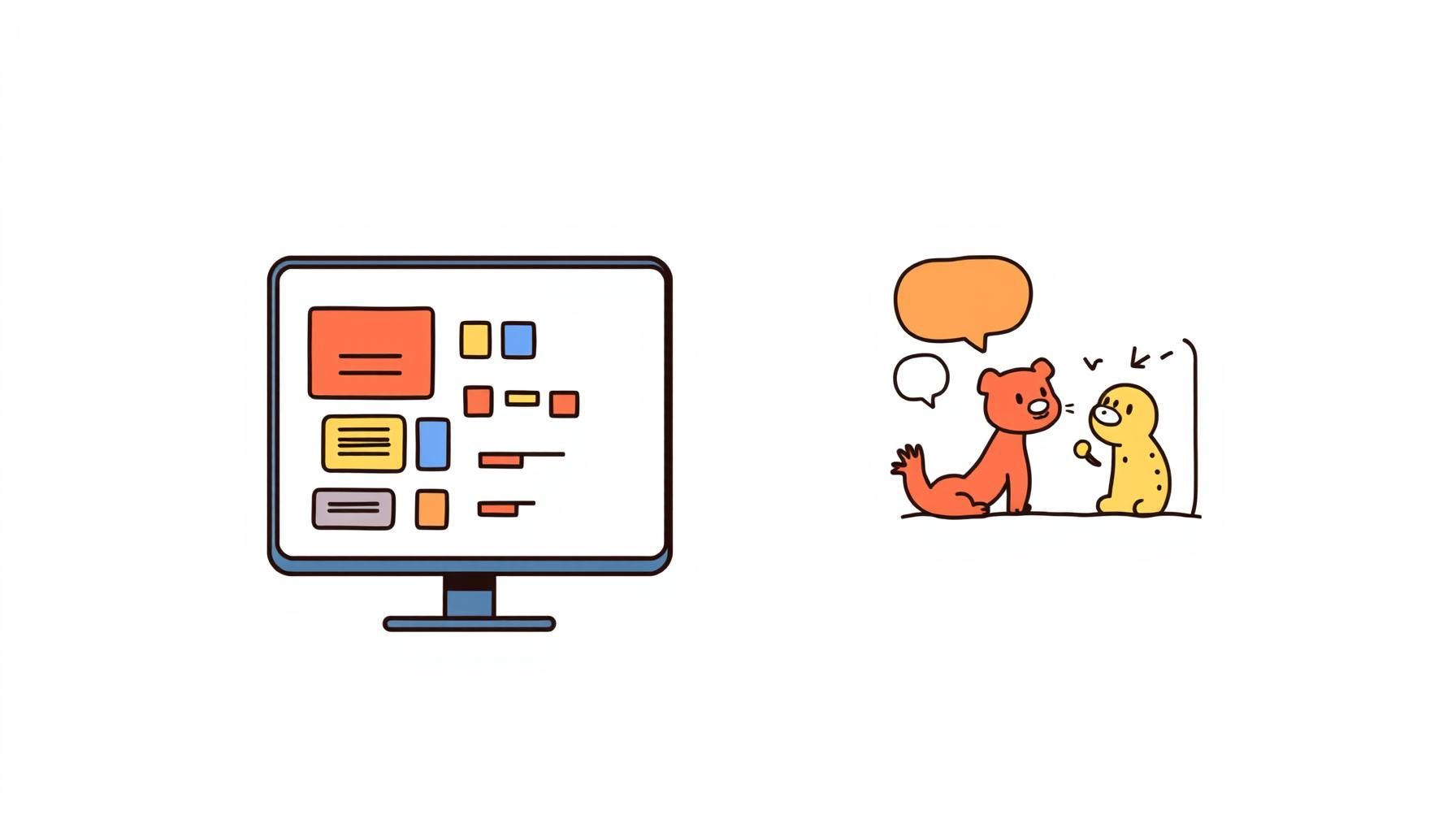 Niños explorando bloques de código educativos con IA