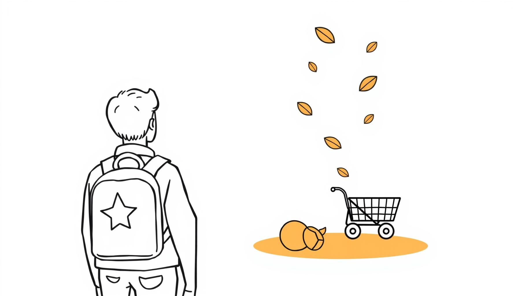 Enfant souriant devant un ordinateur portable coloré