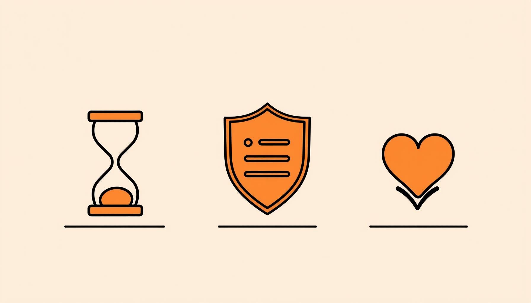 平板旁放着沙漏与儿童安全锁