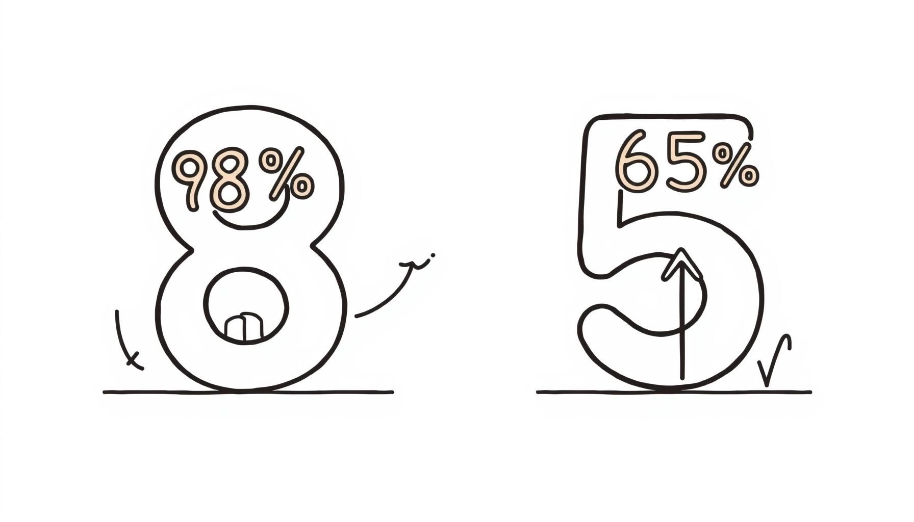 Graphique coloré montrant 78 % d'amélioration en résolution de problèmes