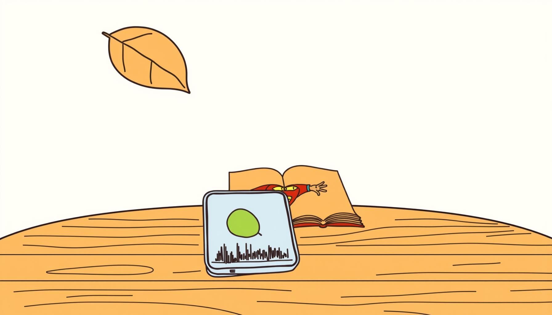 Ayah dan anak eksplorasi AI di tablet