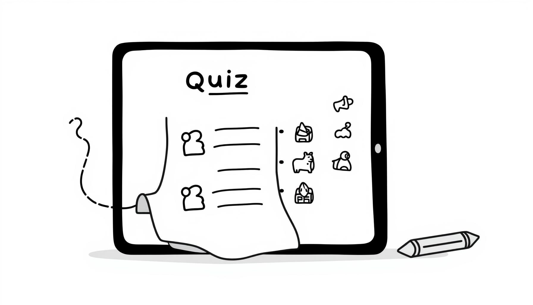 キッチンで親子がタブレットを見ながら遊ぶ様子