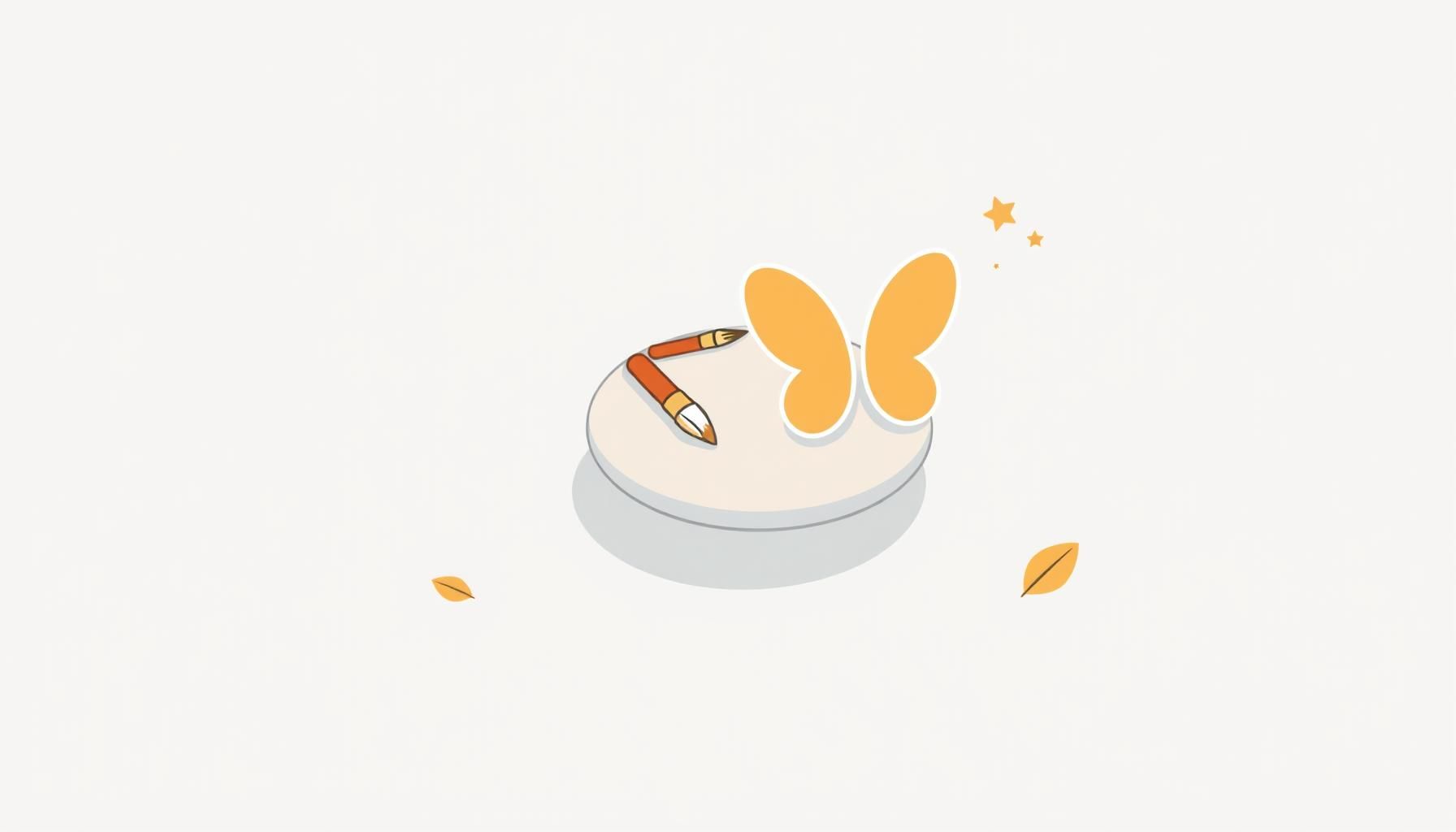 Enfant dessinant un robot-papillon avec des lignes de code colorées