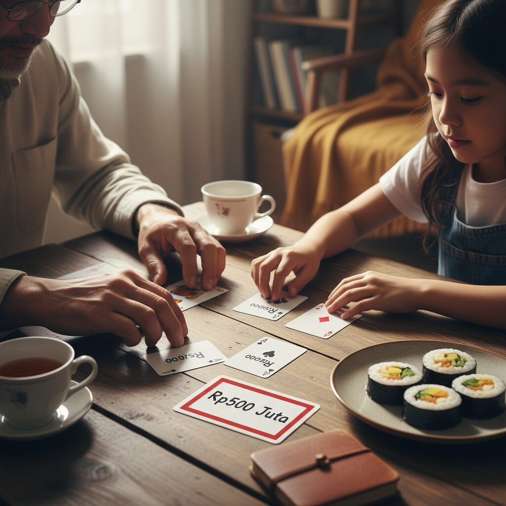 Permainan kartu edukatif keluarga